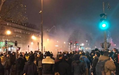 В ходе протестов во Франции задержали более 1550 человек