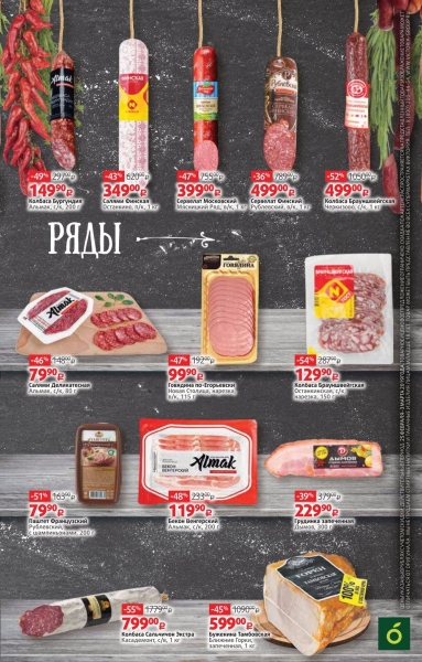 Виктория акции на продукты с 25 февраля - 3 марта 2019.