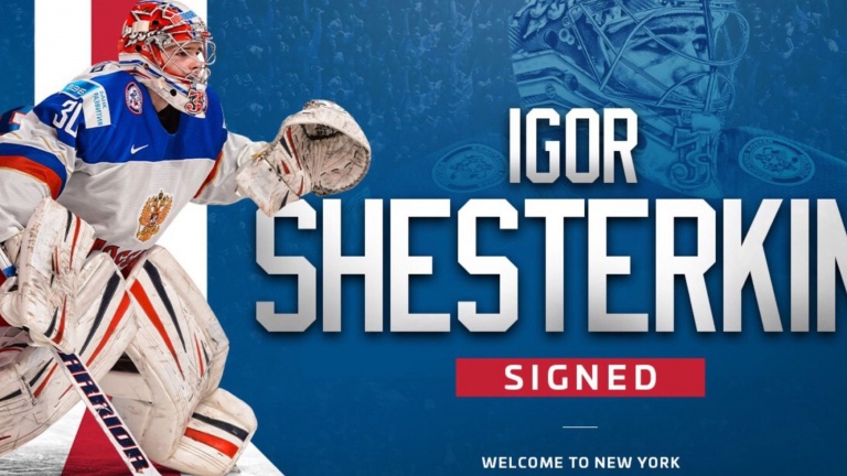Голкипер СКА Игорь Шестеркин ушел в НХЛ