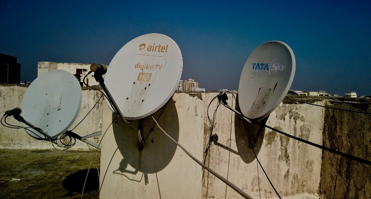 База абонентов спутникового ТВ в Индии выросла на 1,95 млн за три месяца