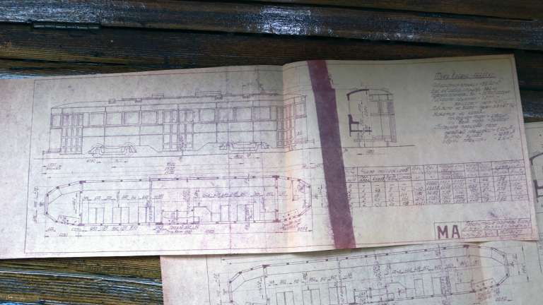 Музей городского электротранспорта покажет чертежи из «Кондратьевского альбома»
