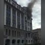 Петебуржцы поделились видео пожара на Васильевском острове