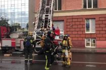 Пожар в БЦ на Васильевском острове потушили