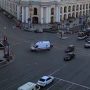 Момент ДТП со скорой на Невском попал на камеры видеонаблюдения