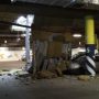 На парковке ТЦ «Мега Дыбенко» обрушился потолок
